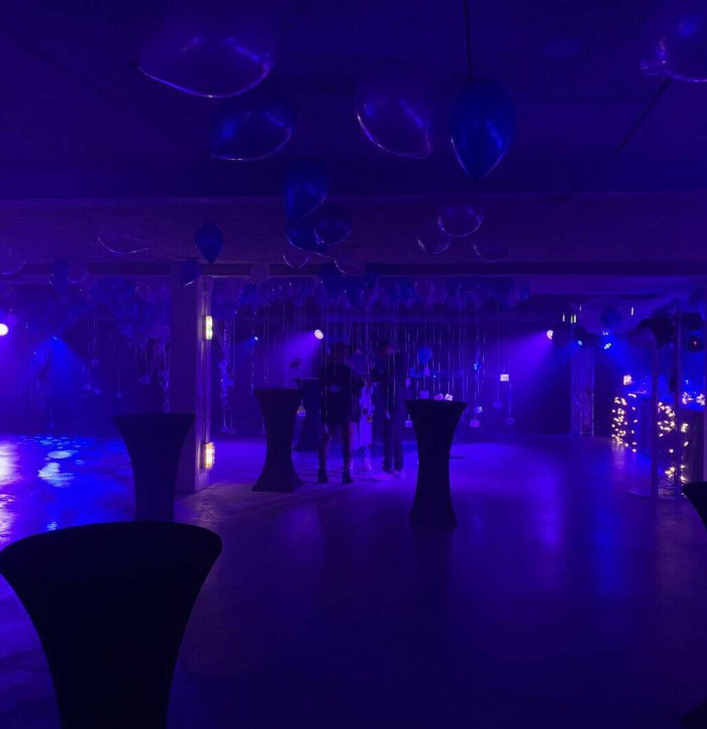 Éclairage bleu discothèque Éclairage bleu discothèque